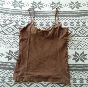Superdry 'Vintage' Brown Cami Stretch XS
